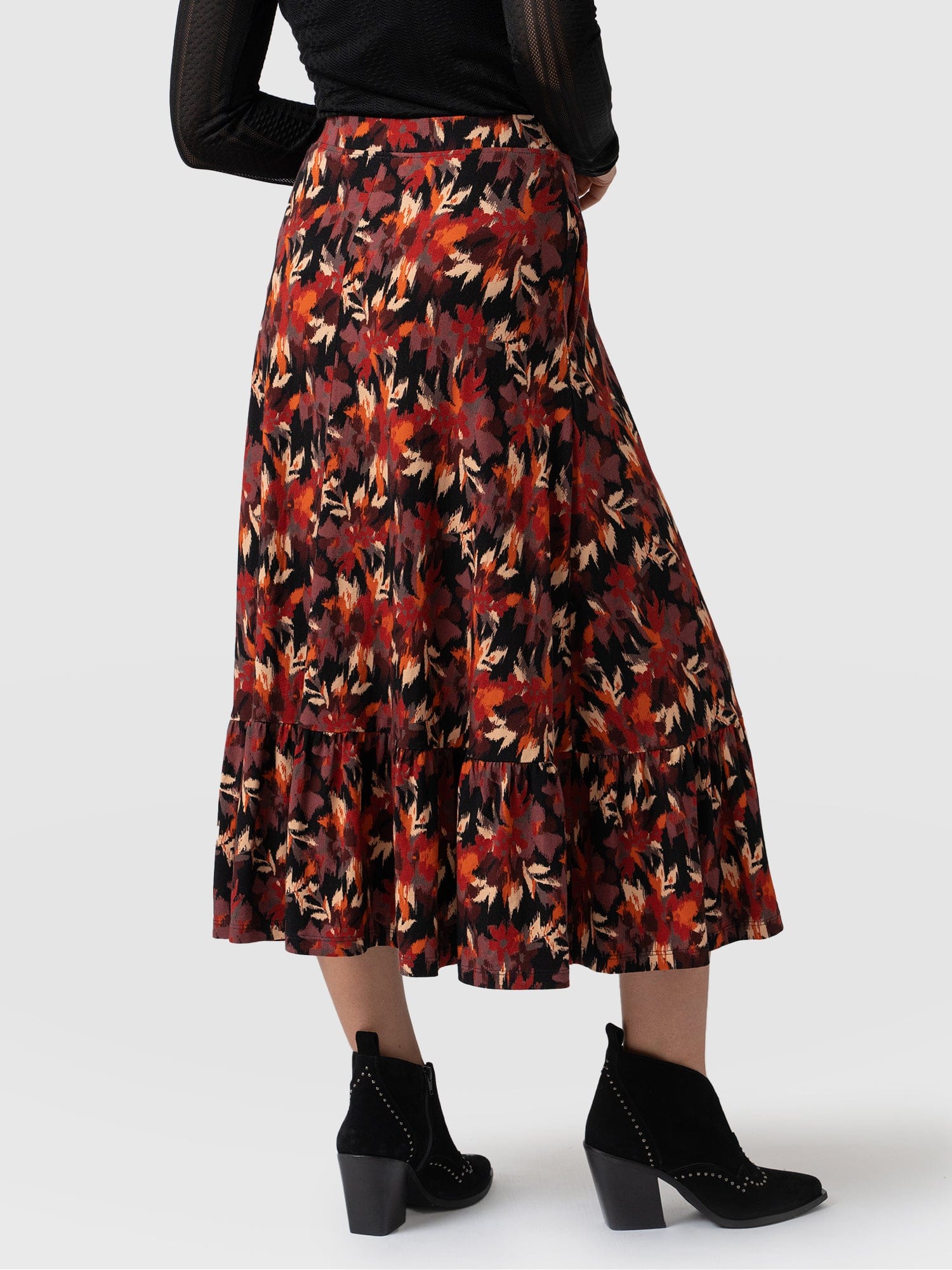 Riley Skirt Earthy Bloom - Women's Skirts | Saint + Sofia® USA